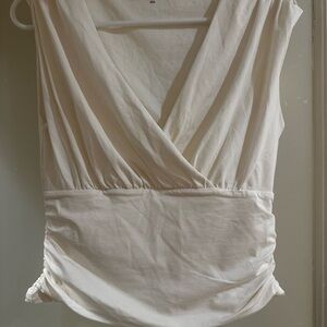 Abercrombie & Fitch Cream Modal-Blend Top